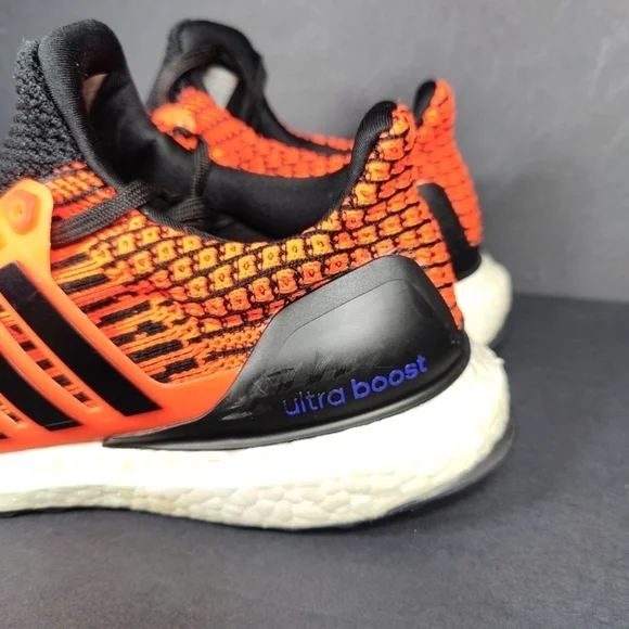 Adidas Ultra Boost 5.0 DNA Mens Running Shoes Rust Red Black White Sneakers Sz 8 - Picture 7 of 10